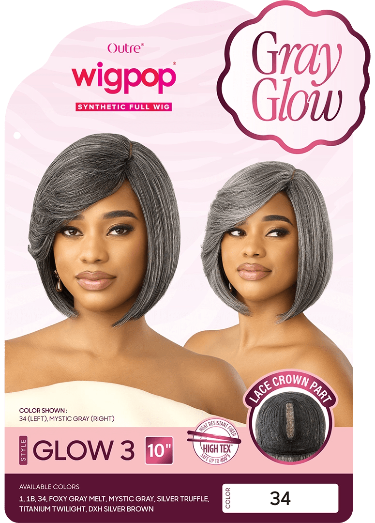 Outre Wigpop Color Play Synthetic Full Wig - Glow 3 - Beauty Exchange Beauty Supply