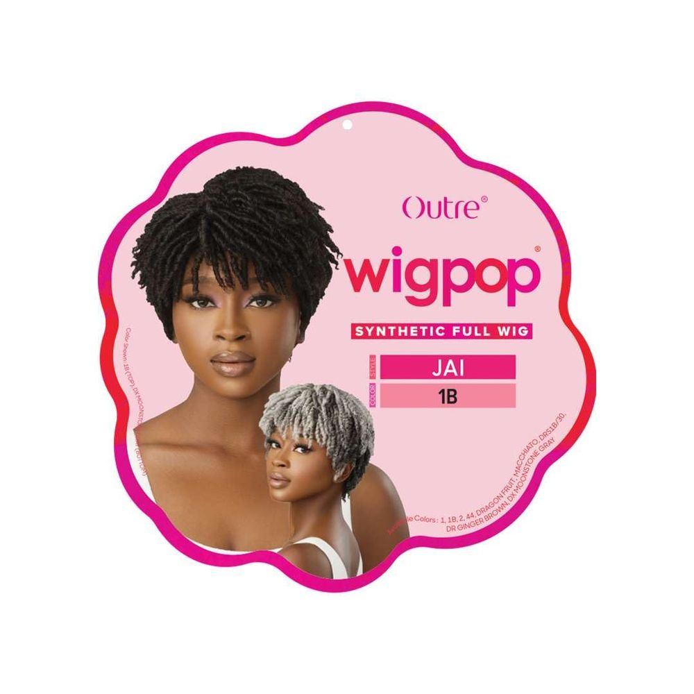 Outre WigPop Synthetic Wig – Jai | Chic Shoulder - Length Waves + Bangs From Natural Neutrals to Bold Fashion Tones - Beauty Exchange Beauty Supply
