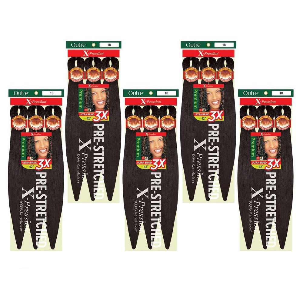 Outre X - Pression 3x Pre - Stretched Braiding Hair 42" - Beauty Exchange Beauty Supply