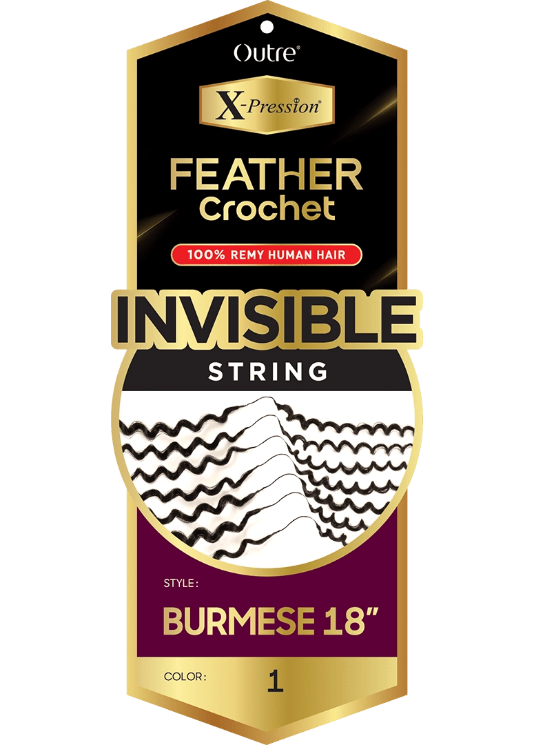 Outre X - Pression Human Feather Crochet – Burmese 18" - Beauty Exchange Beauty Supply
