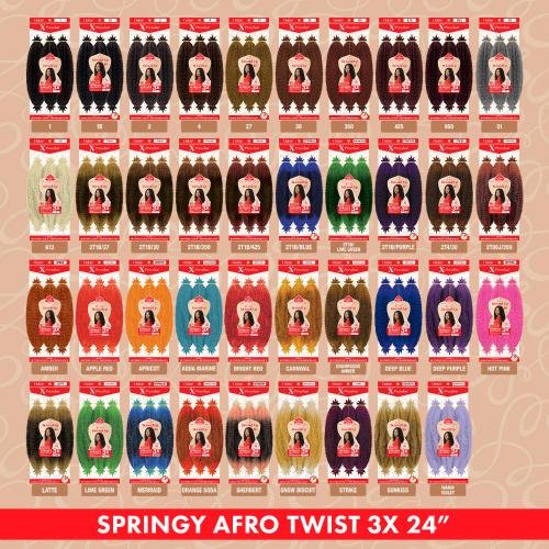 Outre X - Pression Twisted Up 3X Springy Afro Twist Synthetic Crochet Hair 24" - Beauty Exchange Beauty Supply