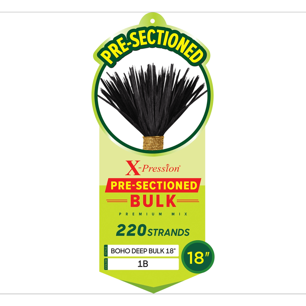Outre Xpression Pre - Sectioned Boho Deep Bulk - 18" - Beauty Exchange Beauty Supply