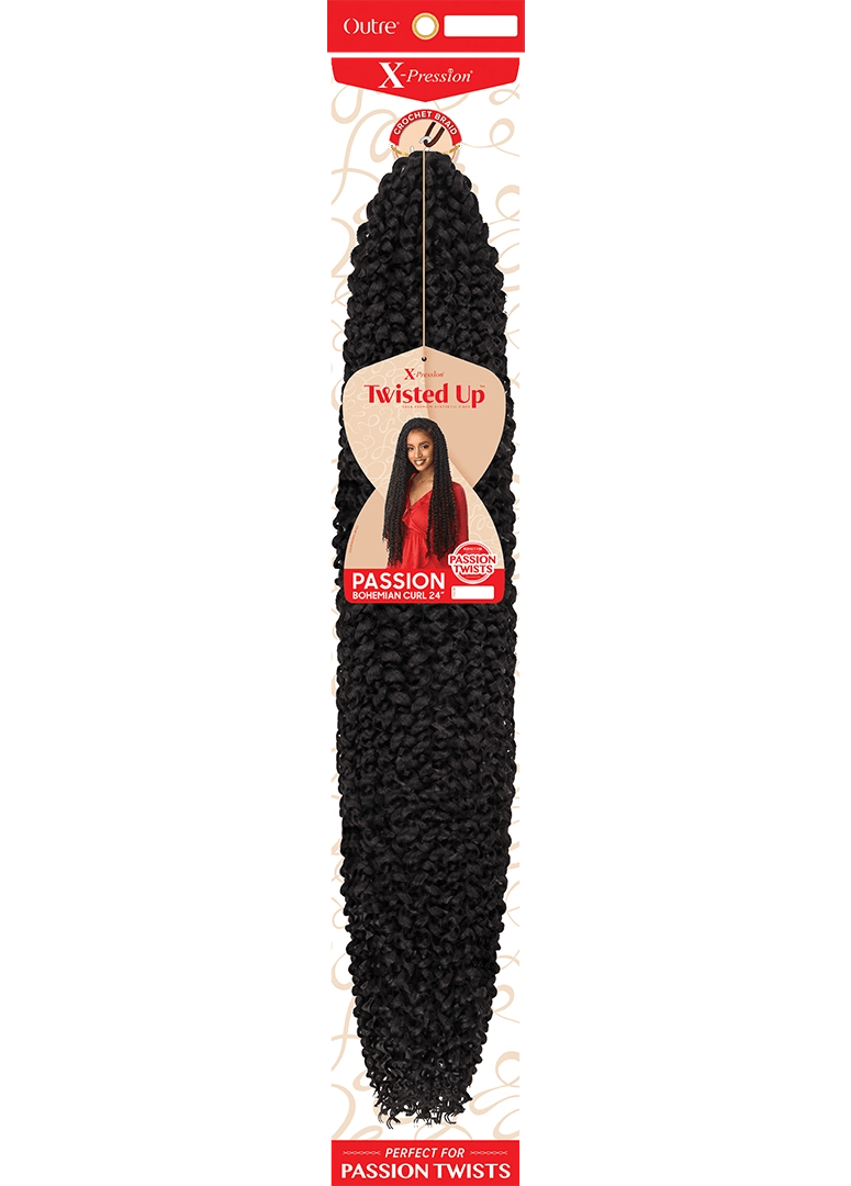 Outre X‑Pression Synthetic Crochet Hair – Passion Bohemian Curl 24″ - Beauty Exchange Beauty Supply