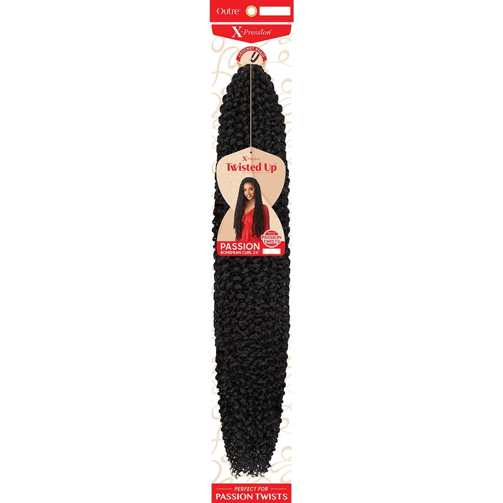 Outre X‑Pression Synthetic Crochet Hair – Passion Bohemian Curl 24″ - Beauty Exchange Beauty Supply