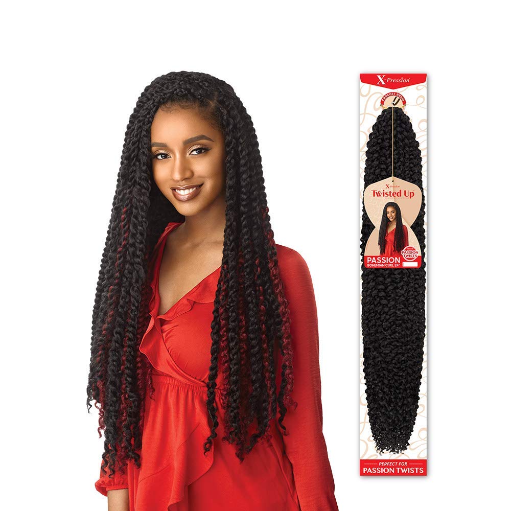 Outre X‑Pression Synthetic Crochet Hair – Passion Bohemian Curl 24″ - Beauty Exchange Beauty Supply
