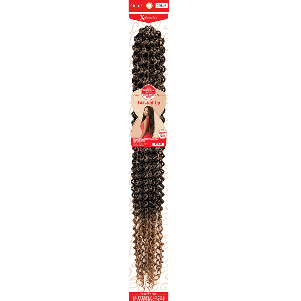 Outre X‑Pression Synthetic Crochet Hair – Passion Waterwave II 26″ - Beauty Exchange Beauty Supply