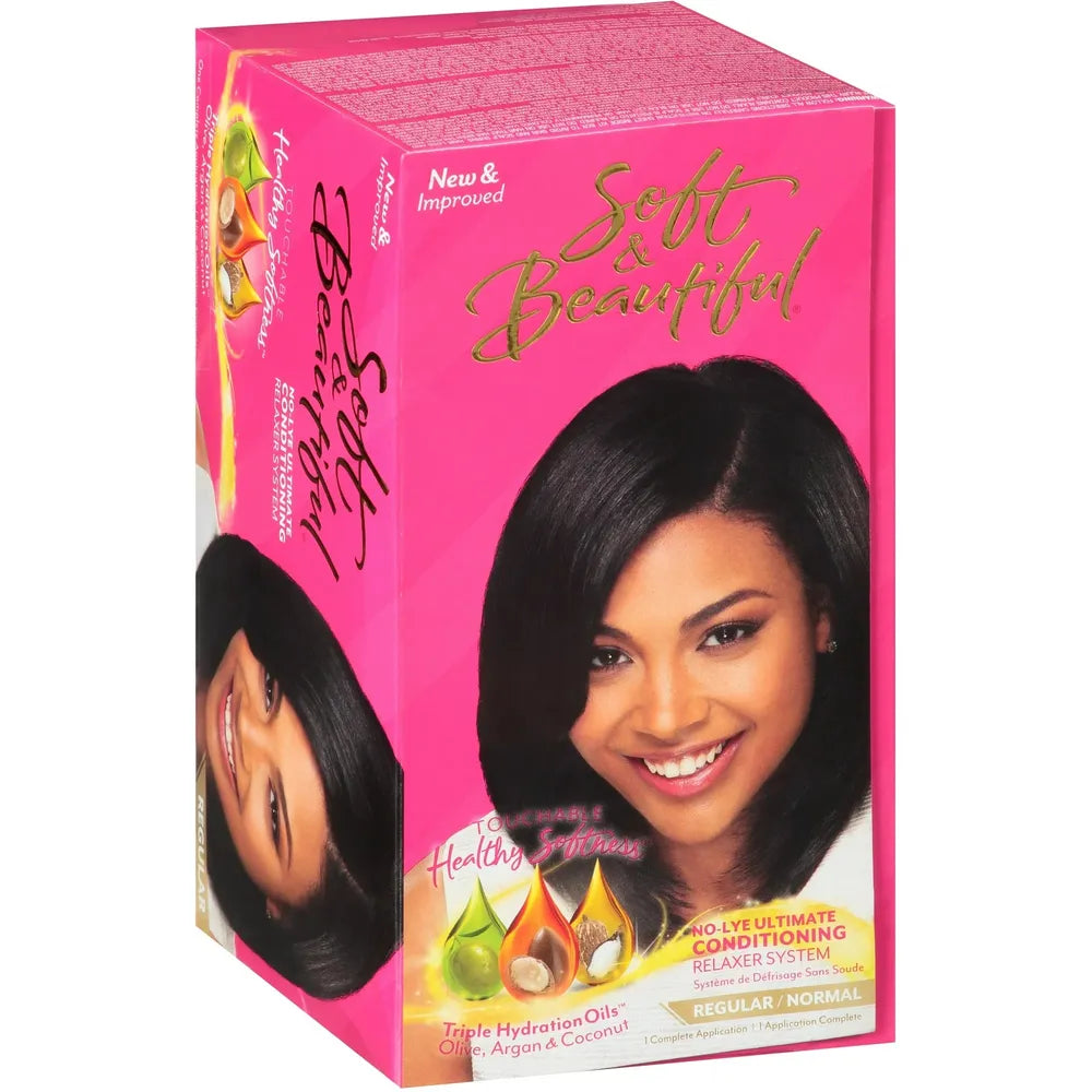 Soft & Beautiful No-Lye Relaxer Kit - 1 Application