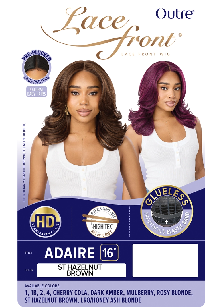 Outre Lace Frontal HD Sythetic Lace Front Wig - Adaire