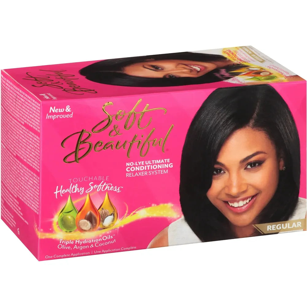 Soft & Beautiful No-Lye Relaxer Kit - 1 Application