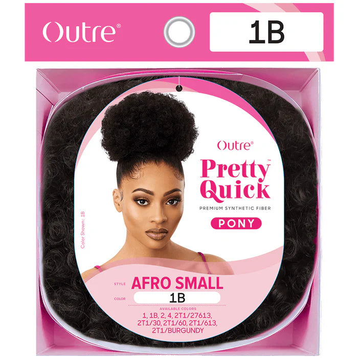 Outre Pretty Quick Drawstring Ponytail – Afro Small
