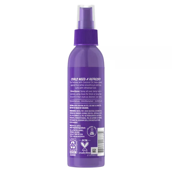 Aussie Miracle Curls Co-Wash, Curl Cream & Refresher Spray Gel Set