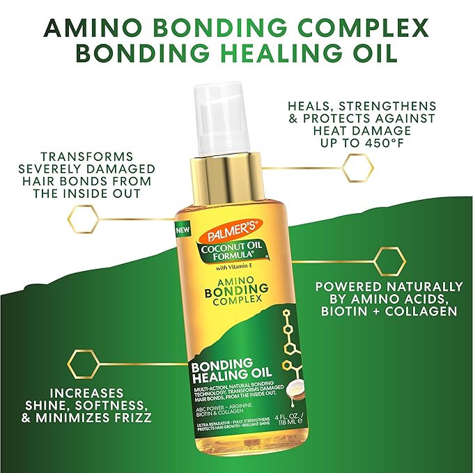 Palmer’s Amino Bonding Hair Oil – 4oz - Beauty Exchange Beauty Supply