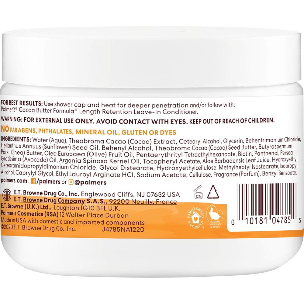 Palmer’s Cocoa Butter Formula Deep Conditioning Hair Mask – Intense Hydration & Repair – 12 oz - Beauty Exchange Beauty Supply