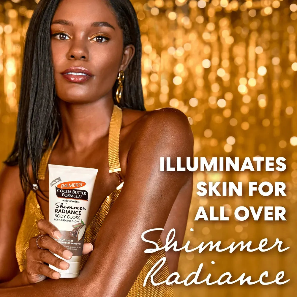 Palmer’s Cocoa Butter Formula Shimmer Radiance Body Lotion with Vitamin E | 48HR Moisture + Glow for Radiant, Smooth Skin – 5.25 fl oz - Beauty Exchange Beauty Supply