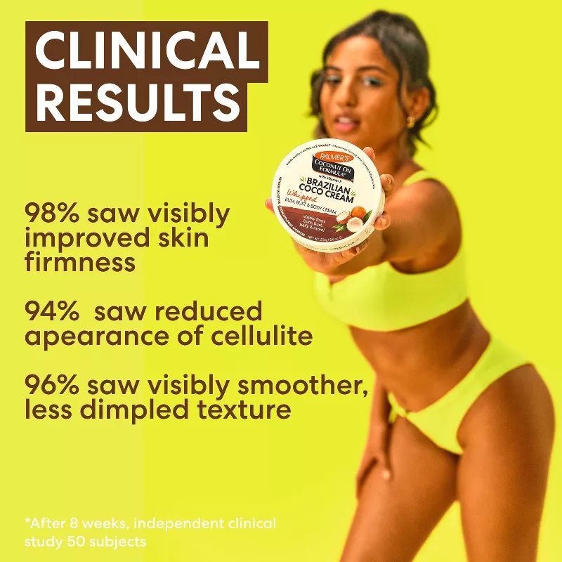 Palmer’s Coconut Oil Formula Brazilian Coco Cream | Whipped Firming Cream for Bum, Bust & Body – 48HR Hydration + Visible Tightening – 8.8 fl oz - Beauty Exchange Beauty Supply