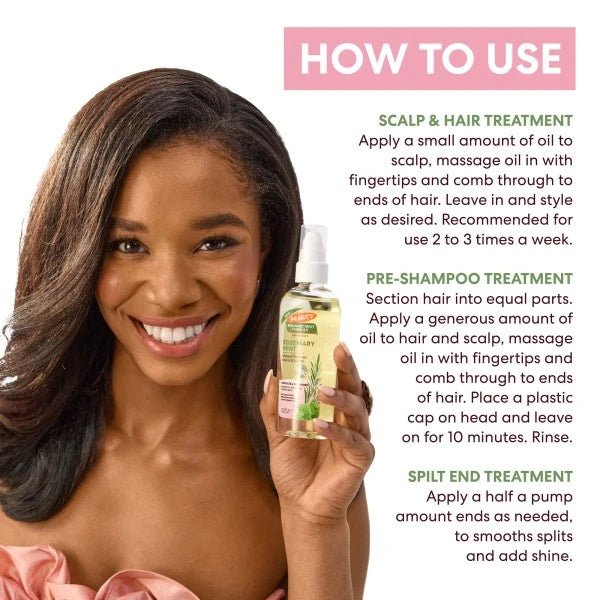 Palmer’s Rosemary Mint Hair & Scalp Oil – 4.5oz - Beauty Exchange Beauty Supply