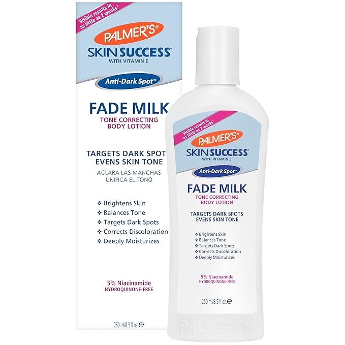 Palmer's Skin Success - Anti - Dark Spot | Fade Milk | Body Lotion | Brightens Skin | Balances Tone | Targets Dark Spots | Corrects Discoloration | Deeply Moisturizes | 8.5Oz - Beauty Exchange Beauty Supply