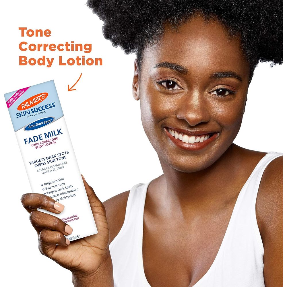 Palmer's Skin Success - Anti - Dark Spot | Fade Milk | Body Lotion | Brightens Skin | Balances Tone | Targets Dark Spots | Corrects Discoloration | Deeply Moisturizes | 8.5Oz - Beauty Exchange Beauty Supply
