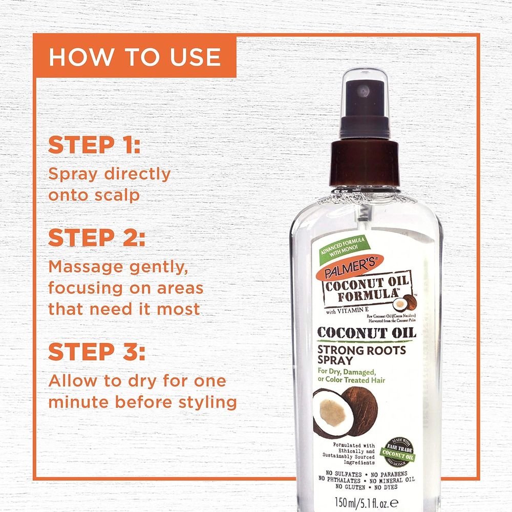 Palmer’s Strong Roots Spray – Coconut Oil - Beauty Exchange Beauty Supply