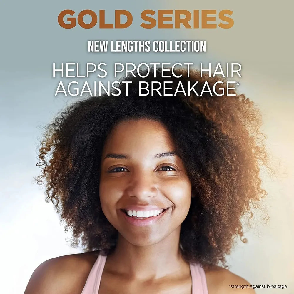 🌟 Pantene Gold Series New Lengths Anti - Breakage Defense Serum – Protects & Strengthens Curly, Coily Hair – 3 fl oz - Beauty Exchange Beauty Supply