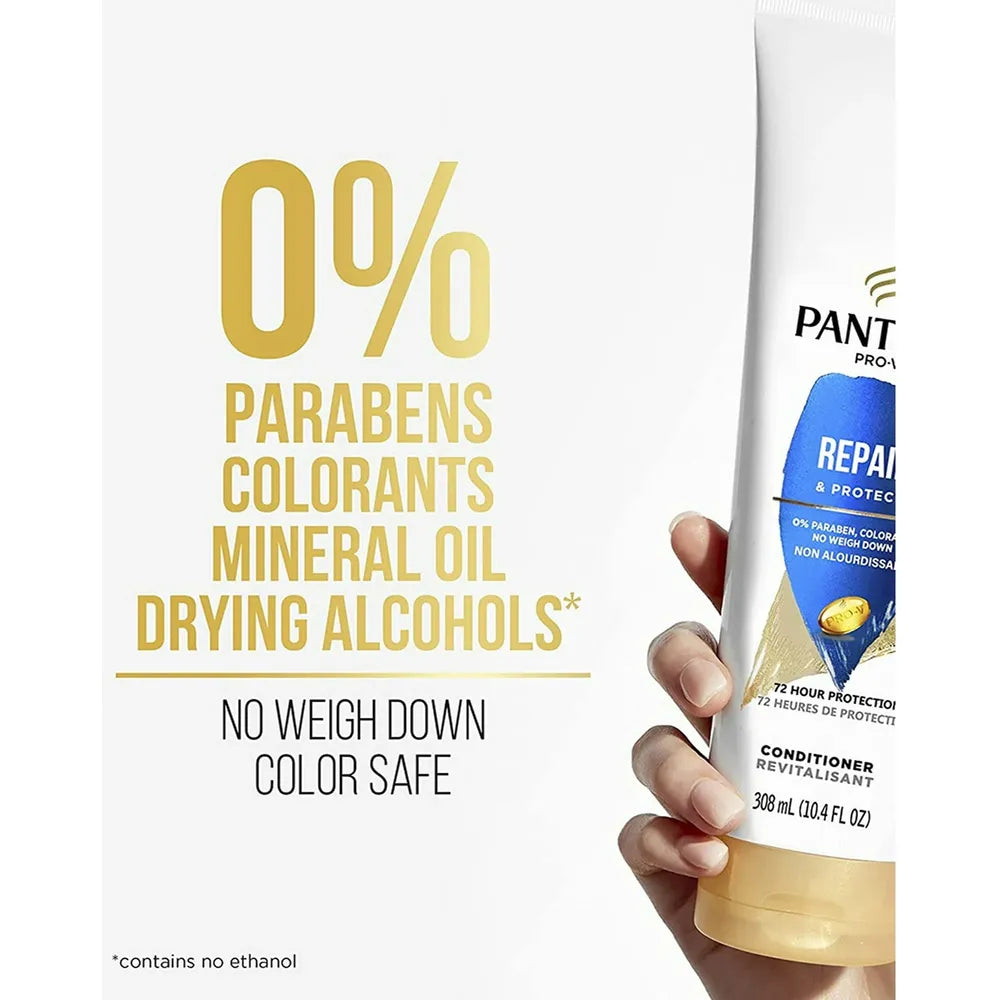 Pantene Pro - V Repair & Protect Conditioner โ Restores & Strengthens Damaged Hair โ 10.4 fl oz - Beauty Exchange Beauty Supply