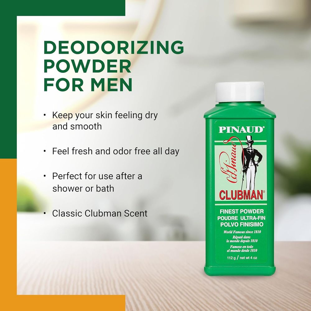 Pinaud Clubman Talc Collection – Finest Powder & Bath Talc - Beauty Exchange Beauty Supply