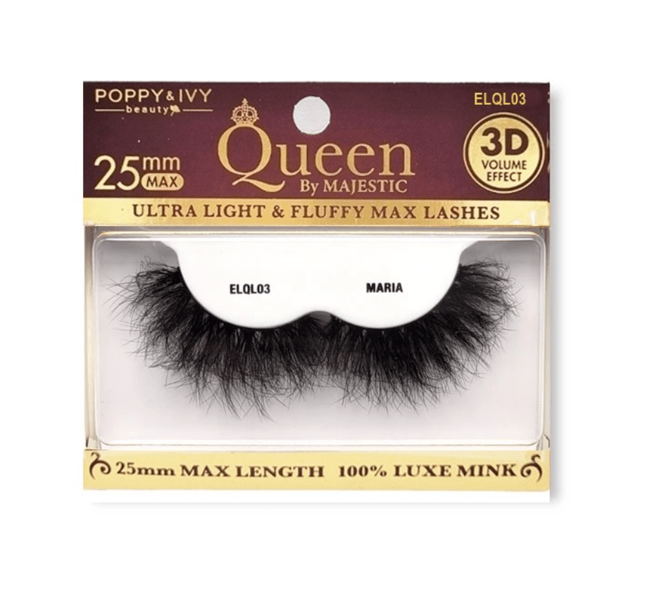 Poppy & Ivy 3D Queen Majestic Luxe Mink Eyelashes - Beauty Exchange Beauty Supply