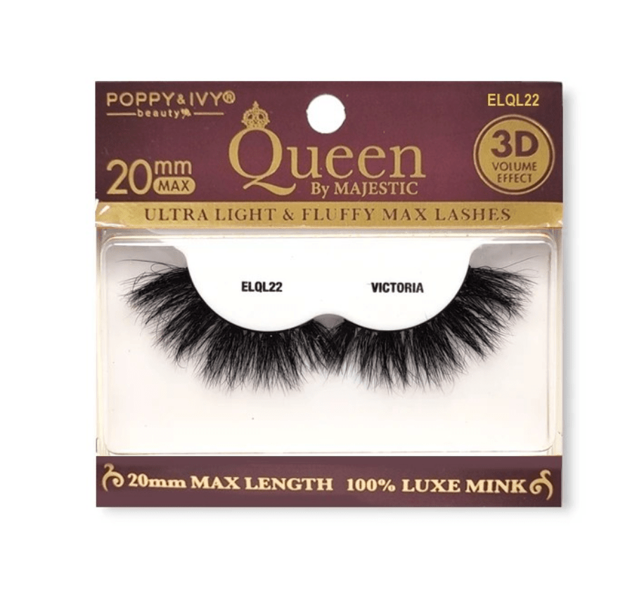 Poppy & Ivy 3D Queen Majestic Luxe Mink Eyelashes - Beauty Exchange Beauty Supply