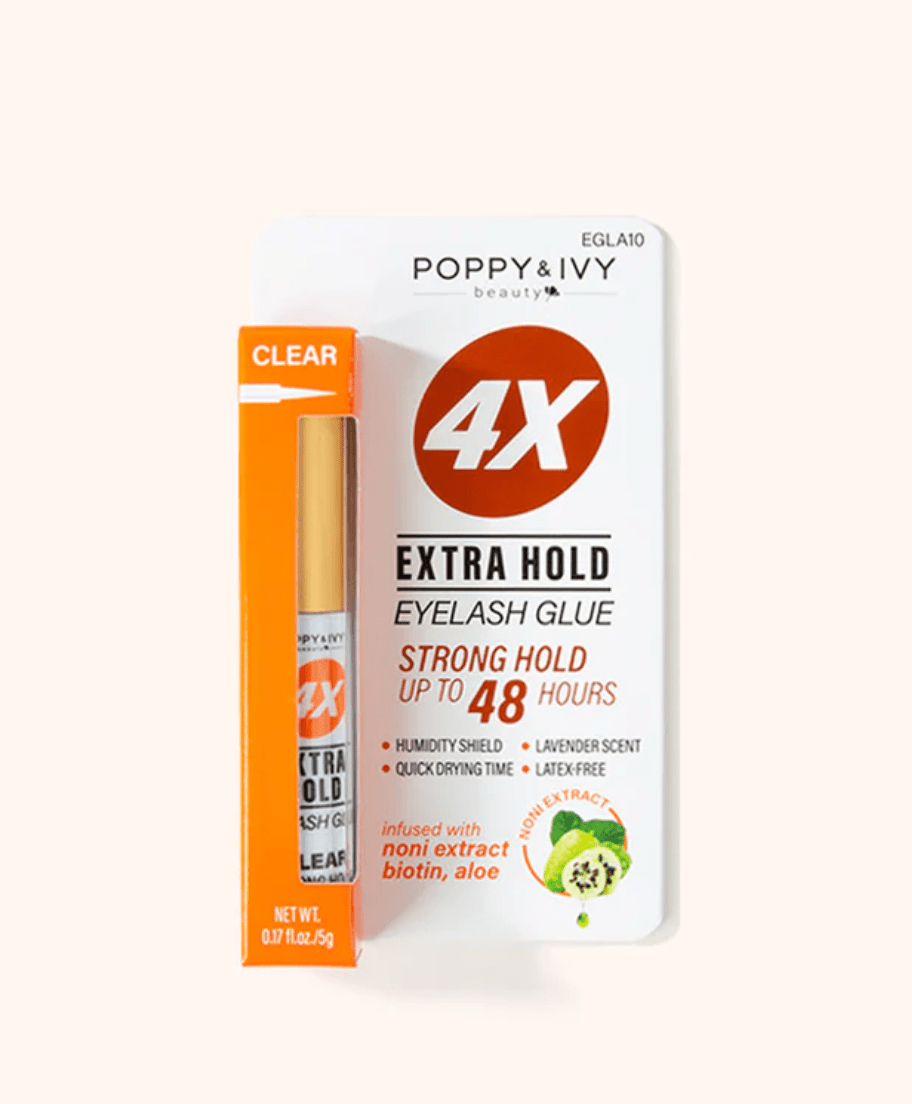Poppy & Ivy 4X Extra Hold Eyelash Glue - 5g - Beauty Exchange Beauty Supply