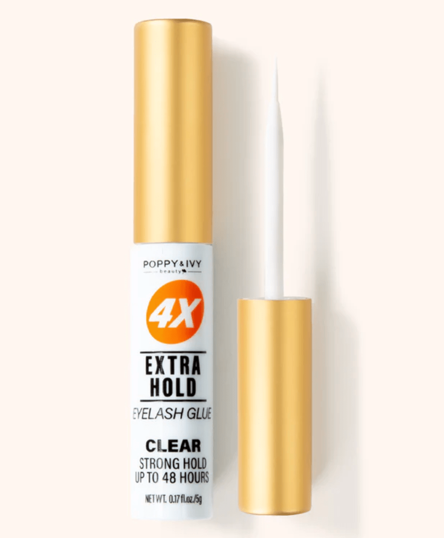 Poppy & Ivy 4X Extra Hold Eyelash Glue - 5g - Beauty Exchange Beauty Supply