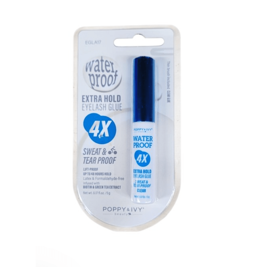 Poppy & Ivy 4X Waterproof Eyelash Glue - 5g - Beauty Exchange Beauty Supply