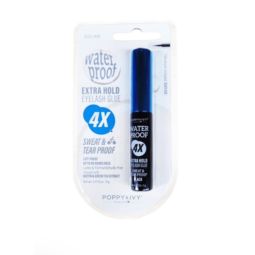 Poppy & Ivy 4X Waterproof Eyelash Glue - 5g - Beauty Exchange Beauty Supply