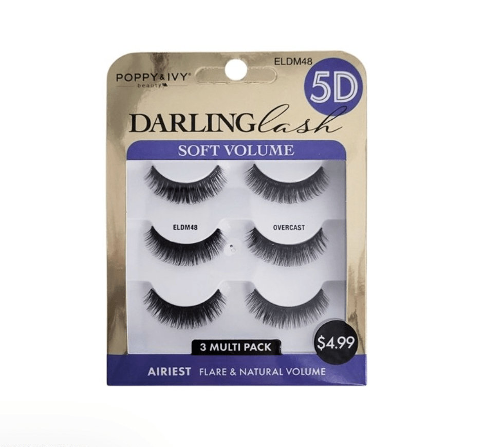 Poppy & Ivy 5D Darling Volume Lashes - 3 Pairs - Beauty Exchange Beauty Supply