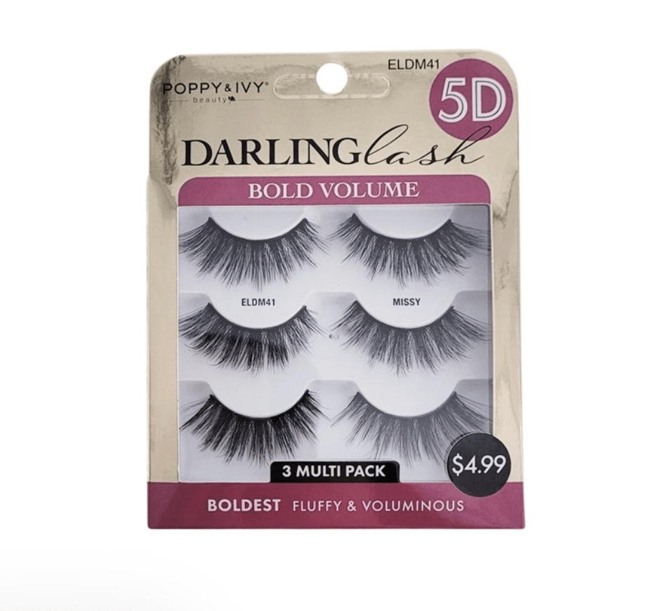 Poppy & Ivy 5D Darling Volume Lashes - 3 Pairs - Beauty Exchange Beauty Supply