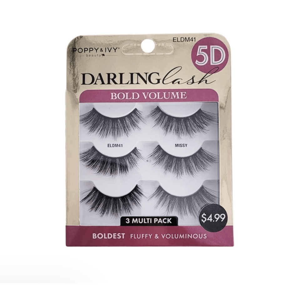 Poppy & Ivy 5D Darling Volume Lashes - 3 Pairs - Beauty Exchange Beauty Supply
