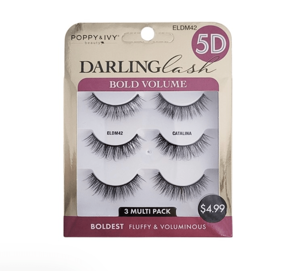 Poppy & Ivy 5D Darling Volume Lashes - 3 Pairs - Beauty Exchange Beauty Supply