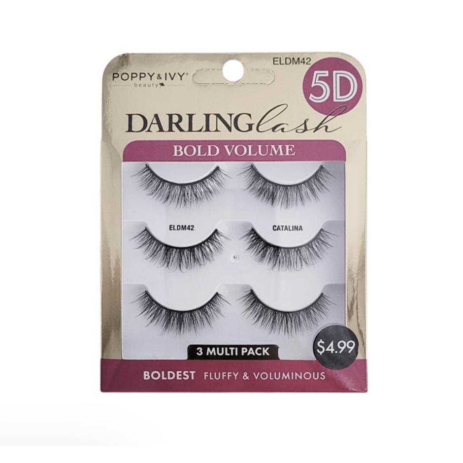 Poppy & Ivy 5D Darling Volume Lashes - 3 Pairs - Beauty Exchange Beauty Supply