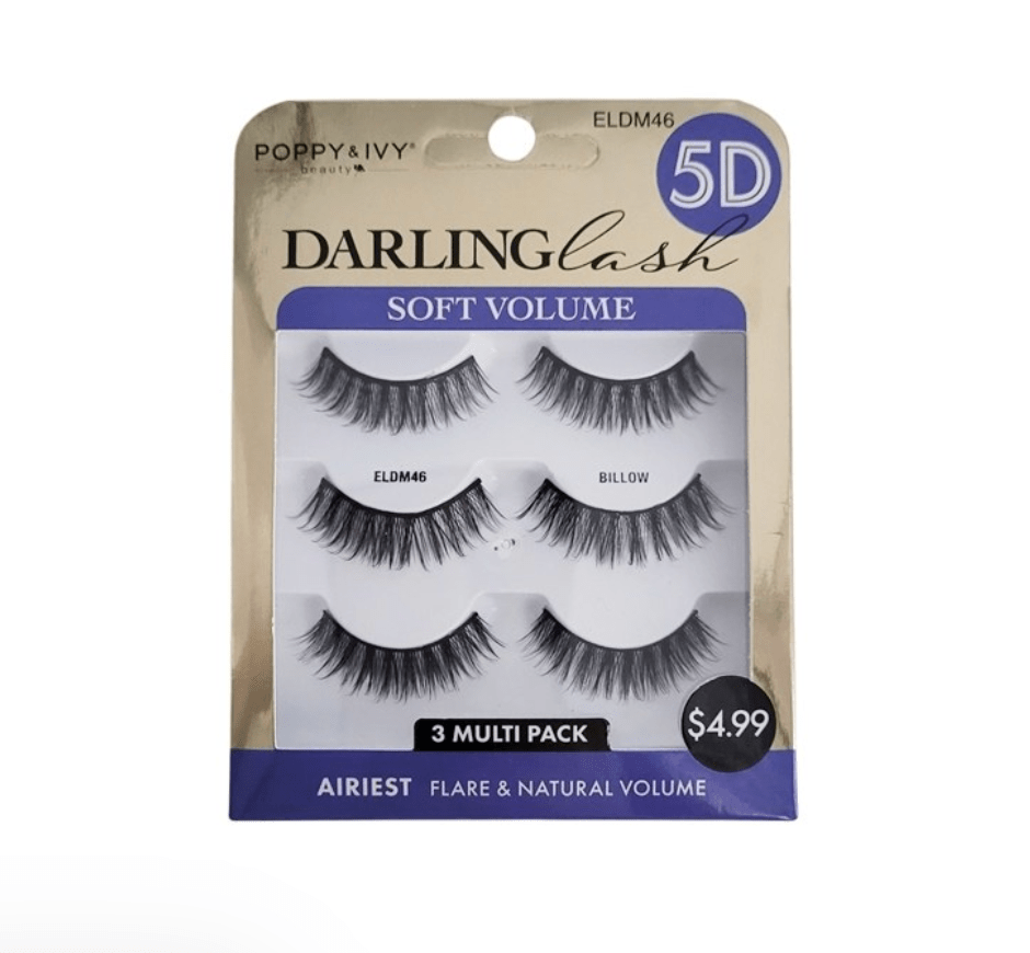 Poppy & Ivy 5D Darling Volume Lashes - 3 Pairs - Beauty Exchange Beauty Supply