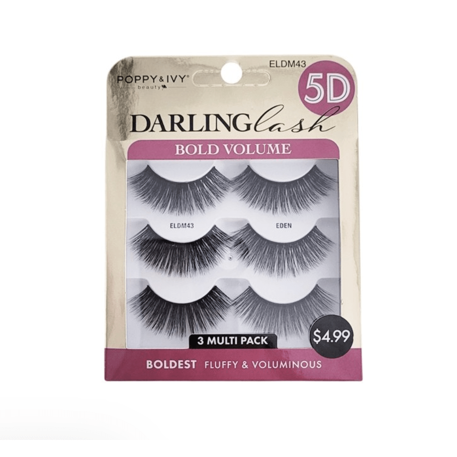 Poppy & Ivy 5D Darling Volume Lashes - 3 Pairs - Beauty Exchange Beauty Supply