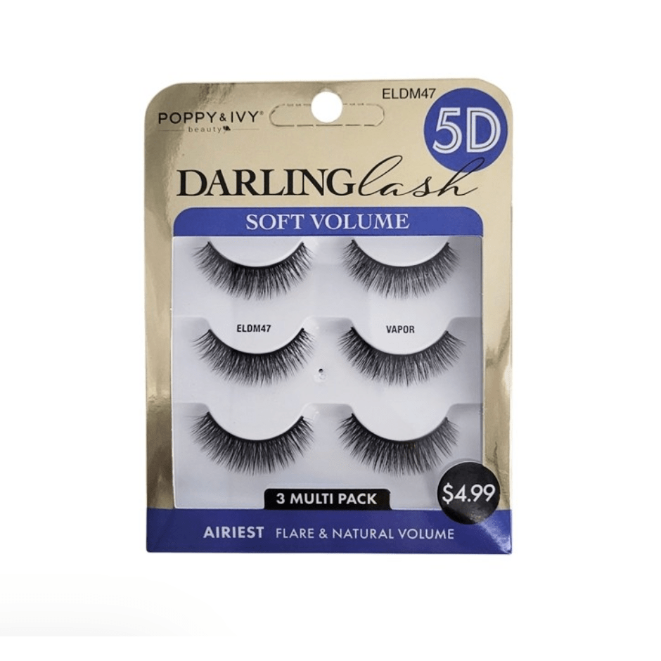Poppy & Ivy 5D Darling Volume Lashes - 3 Pairs - Beauty Exchange Beauty Supply