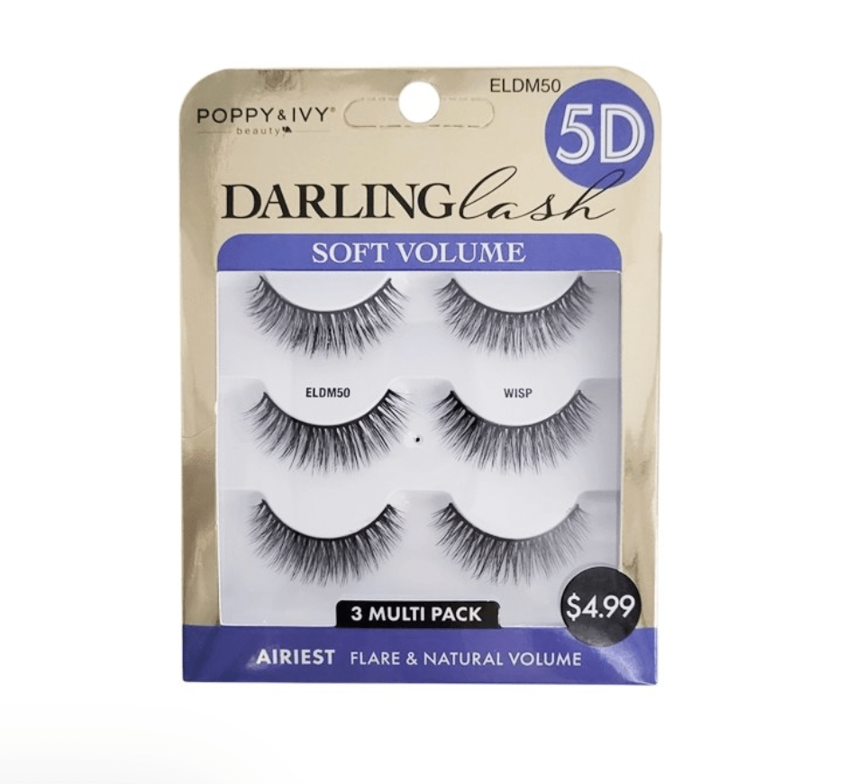 Poppy & Ivy 5D Darling Volume Lashes - 3 Pairs - Beauty Exchange Beauty Supply