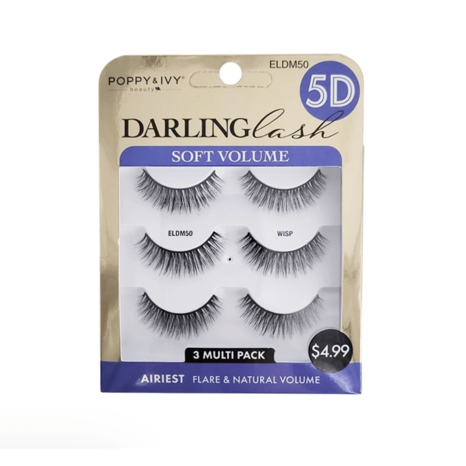Poppy & Ivy 5D Darling Volume Lashes - 3 Pairs - Beauty Exchange Beauty Supply