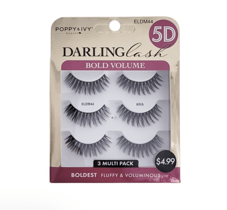 Poppy & Ivy 5D Darling Volume Lashes - 3 Pairs - Beauty Exchange Beauty Supply