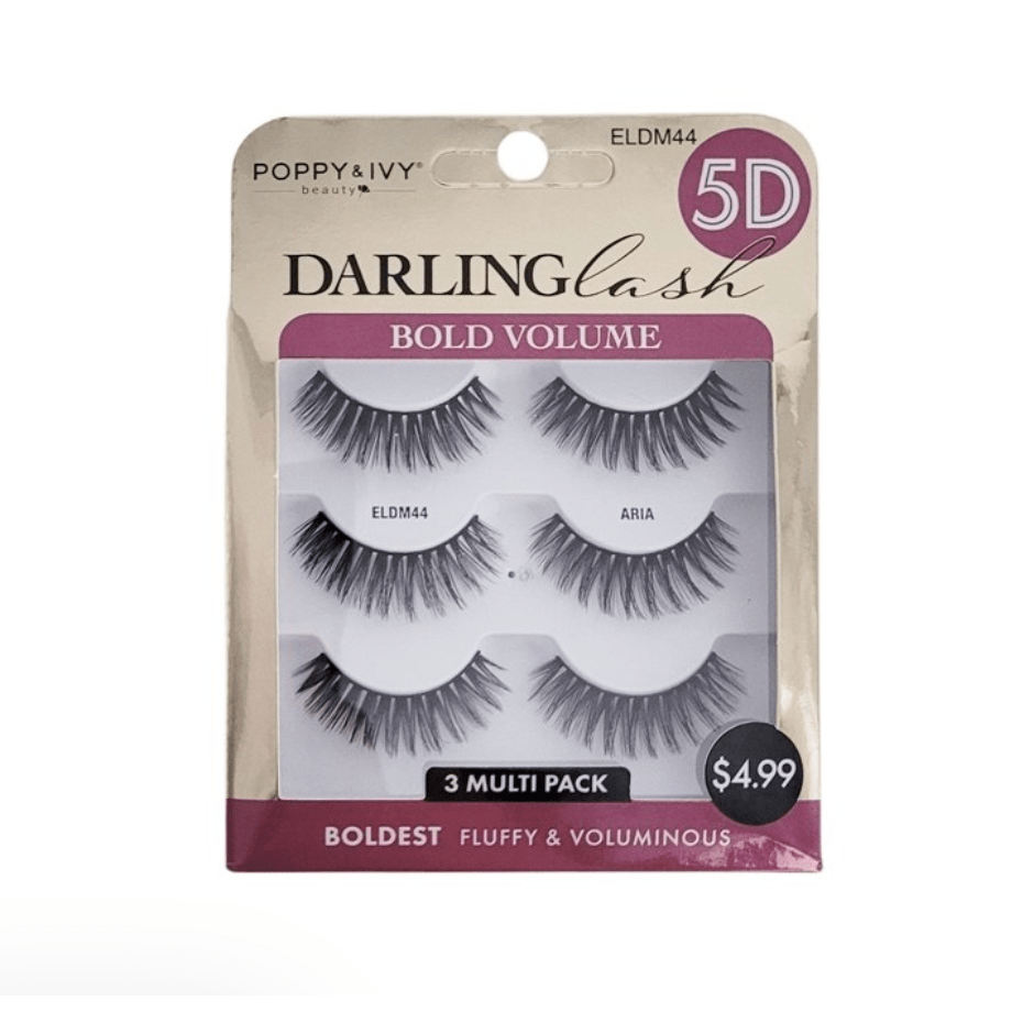 Poppy & Ivy 5D Darling Volume Lashes - 3 Pairs - Beauty Exchange Beauty Supply