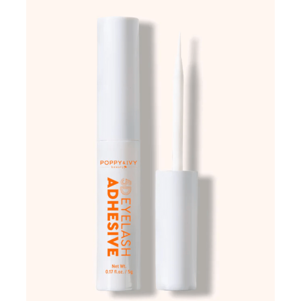Poppy & Ivy 5D Eyelash Brush Adhesive Fast Drying - 5g - Beauty Exchange Beauty Supply