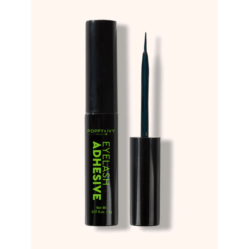 Poppy & Ivy Brush Lash Adhesive Black & Clear - 5g - Beauty Exchange Beauty Supply