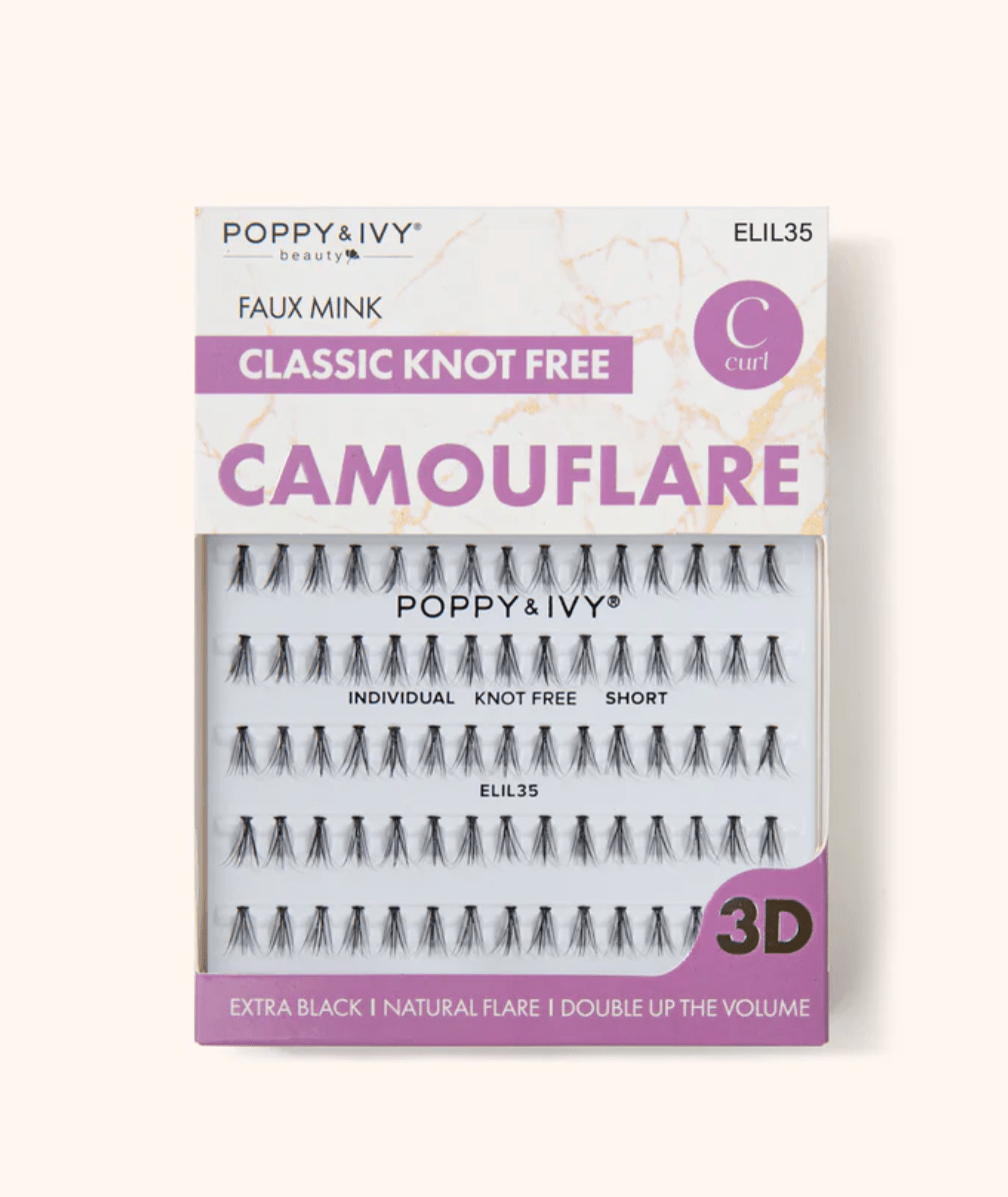 Poppy & Ivy Camouflage Classic Individual Lashes – C Curl - Beauty Exchange Beauty Supply