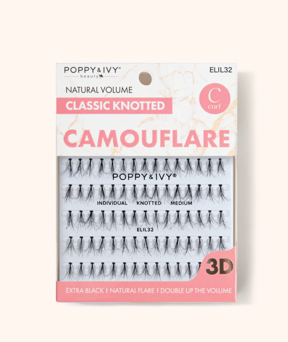 Poppy & Ivy Camouflage Classic Individual Lashes – C Curl - Beauty Exchange Beauty Supply