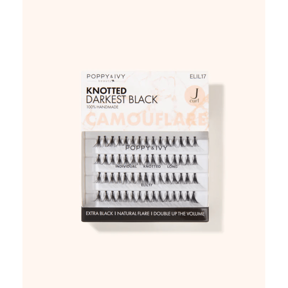 Poppy & Ivy Camouflage Knotted Individual & Trio Lashes - Beauty Exchange Beauty Supply