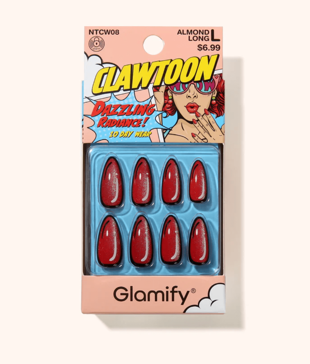 Poppy & Ivy Clawtoon Press On Nails – Almond Long - Beauty Exchange Beauty Supply